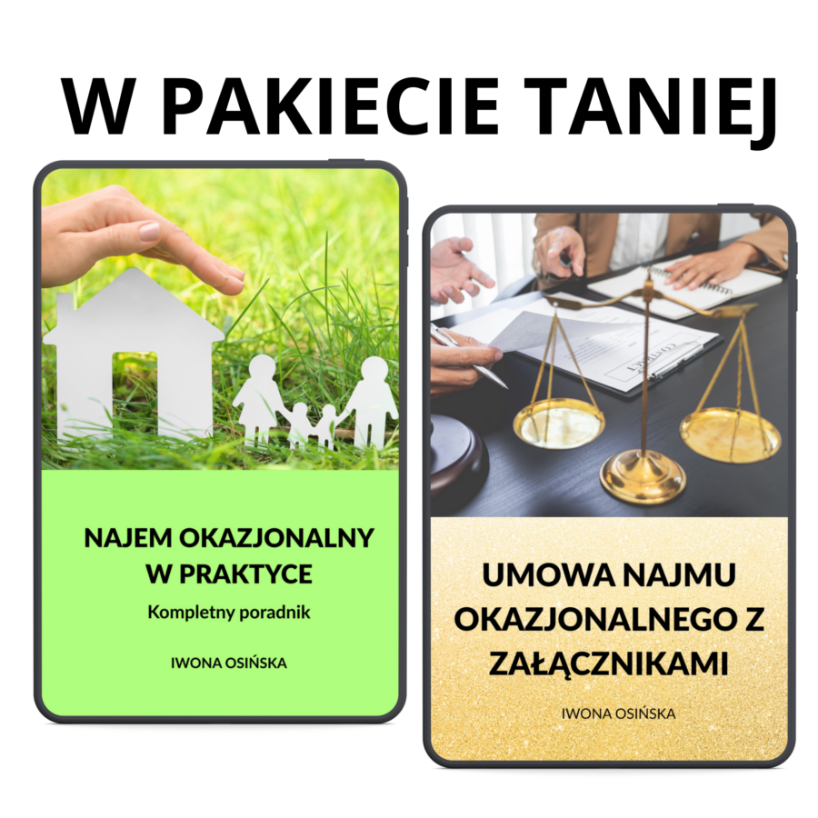 Najem okazjonalny w praktyce+ Umowa najmu okazjonalnego z załącznikami